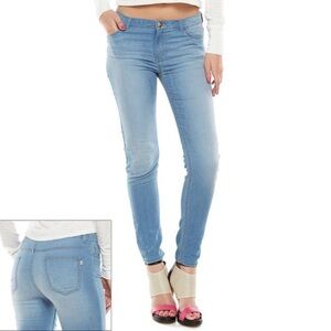 🌞 Juicy Couture Los Angeles flaunt it ankle jeans blue skinny whisking size 2